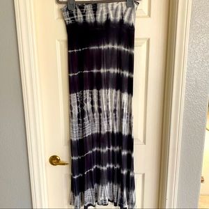 Tie Dye Maxi Skirt